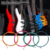 4-String Colorful Bass String Set