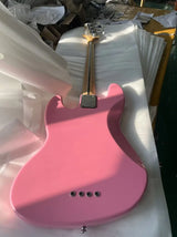 Pink Skull 4-String Electric Bass