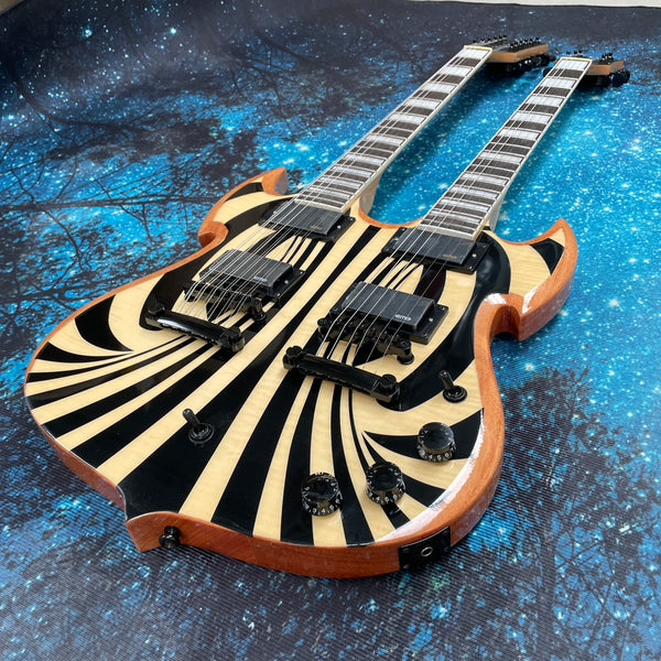 12+6 Double-Neck Electric Guitar