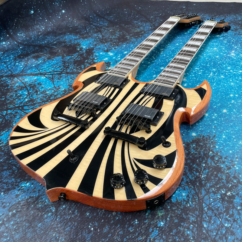 12+6 Double-Neck Electric Guitar