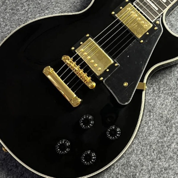 LP-Style Electric Guitar — Black