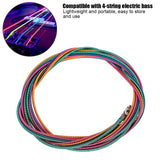 4-String Colorful Bass String Set