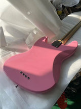 Pink Skull 4-String Electric Bass